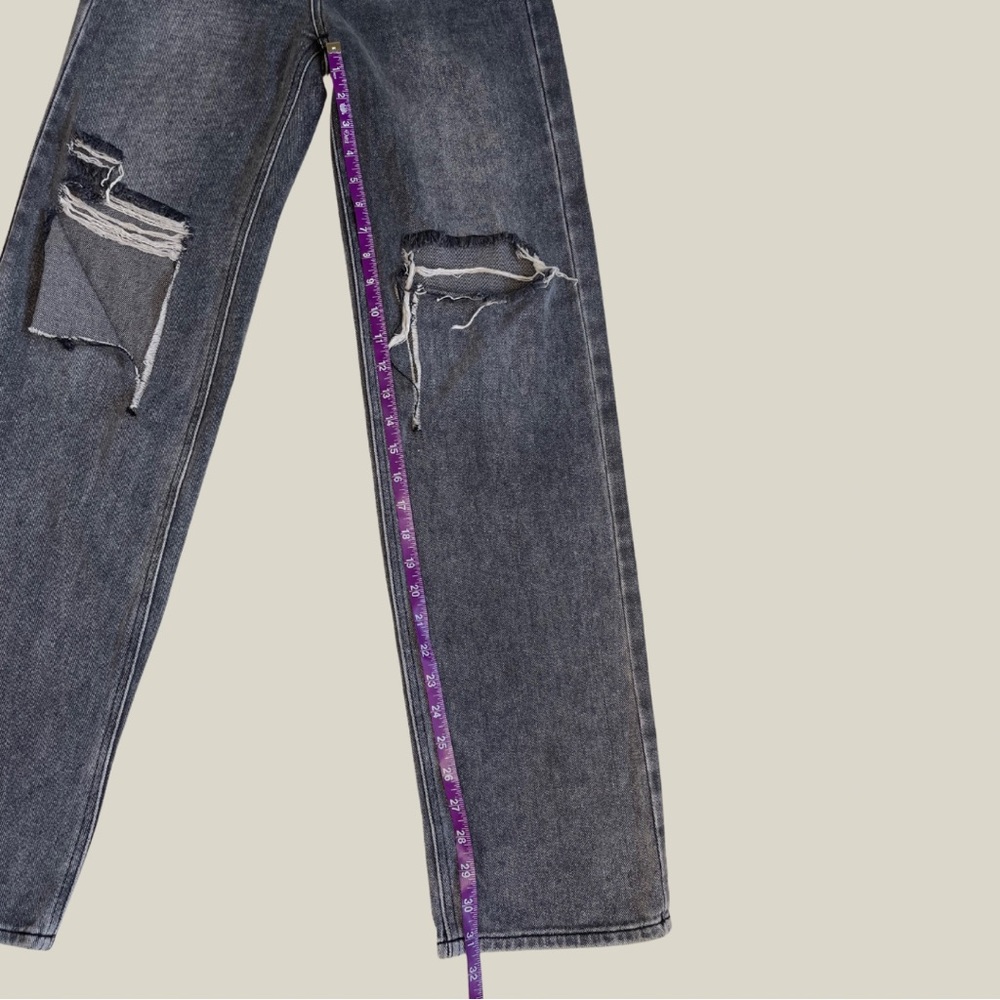 PacSun 90s boyfriend distressed black jeans • size 24 - Picture 4 of 9